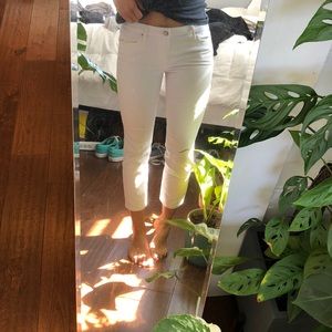 White jean capris - joes